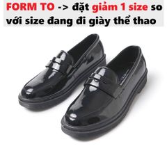 Giày Tây Lười Nam Da Bóng Penny Loafer - Đế Tăng Chiều Cao 4cm Chống Trượt, Thời Trang Dễ Phối Đồ Cho Quý Ông