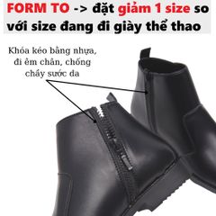 Giày Da Nam Chelsea Boots Classic Cổ Khóa Đế Khâu Chắc Chắn Thời Trang Dễ Phối Đồ - Phong Cách Sang Trọng cho Phái Mạnh