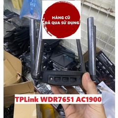Bộ Phát Router Wifi6 TP-Link AC1900 WDR7651 - Tốc Độ Cao, Hỗ Trợ MESH, Thiết Kế Nhỏ Gọn, Hàng Cũ Chất Lượng Cao