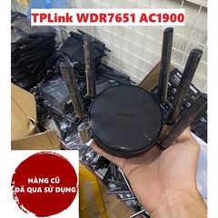 Bộ Phát Router Wifi6 TP-Link AC1900 WDR7651 - Tốc Độ Cao, Hỗ Trợ MESH, Thiết Kế Nhỏ Gọn, Hàng Cũ Chất Lượng Cao