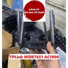 Bộ Phát Router Wifi6 TP-Link AC1900 WDR7651 - Tốc Độ Cao, Hỗ Trợ MESH, Thiết Kế Nhỏ Gọn, Hàng Cũ Chất Lượng Cao