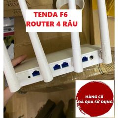 Bộ phát Wifi TENDA F6 (HÀNG CŨ) 4 râu - Router tốc độ 300Mbps, thiết kế mạnh mẽ, dễ cài đặt, mạng ổn định cho nhu cầu sử dụng tối ưu