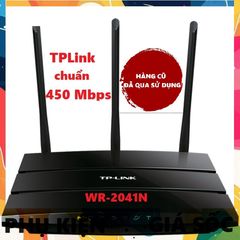 Bộ Phát Wifi TP-Link 2041N Cũ, 3 Ăng-ten, Tốc độ 450Mbps, Sóng Khỏe, Cài Đặt Dễ Dàng, Phụ Kiện Mạng Tốt Nhất