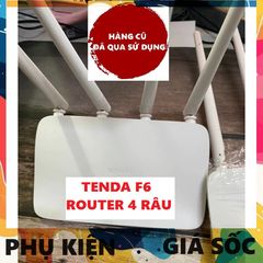 Bộ phát Wifi TENDA F6 Cũ - Router 4 Râu Tốc Độ 300Mbps, Phát Sóng Mạnh, Hàng Nguyên Bản Không Sửa Chữa