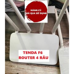 Bộ phát Wifi TENDA F6 Cũ - Router 4 Râu Tốc Độ 300Mbps, Phát Sóng Mạnh, Hàng Nguyên Bản Không Sửa Chữa