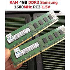 Ram Samsung Hynix 4GB DDR3 1600MHz PC3-12800 1.5V Dùng Cho Máy Tính Để Bàn - Bảo Hành 36 Tháng 1 Đổi 1