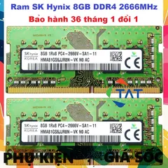 LINH KIỆN Ram 8GB DDR4 Hynix Bus 2666Mhz PC4 2666V 1.2V Dùng Cho Laptop  Máy Tính Xách Tay - Bảo hành 36 tháng P̷H̷Ụ̷