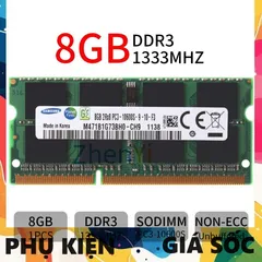 Ram Laptop 8GB DDR3 Samsung Bus 1333Mhz PC3-10600 1.5V - Phụ Kiện Máy Tính Xách Tay Chất Lượng Cao