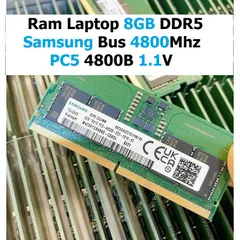 LINH KIỆN? Ram Laptop DDR5 Micron / Hynix / Samsung 8GB Bus 4800MHz PC5-4800B 1.1V Dùng Cho Máy Tính Xách Tay - Bảo hàn