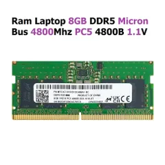 LINH KIỆN? Ram Laptop DDR5 Micron / Hynix / Samsung 8GB Bus 4800MHz PC5-4800B 1.1V Dùng Cho Máy Tính Xách Tay - Bảo hàn