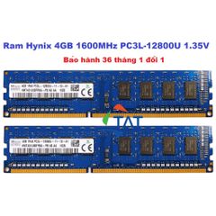 Ram PC 4GB DDR3 Hynix/Samsung 1600MHz PC3L - Bộ Nhớ Chuyên Dùng Cho Máy Tính Để Bàn, Bảo Hành 36 Tháng, 1 Đổi 1
