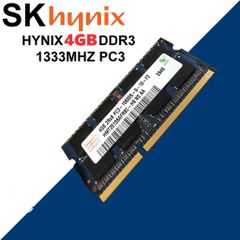 Ram Laptop DDR3 4GB Hynix/Samsung 1333MHz PC3-10600 1.5V Chính Hãng - Tăng Tốc Hiệu Năng Máy Tính Xách Tay