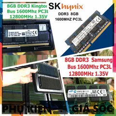 RAM Laptop 8GB DDR3 1600MHz PC3L-12800 - Chính Hãng Hynix/Samsung/Kingston, Bảo Hành 36 Tháng, Tương Thích Máy Tính Xách Tay