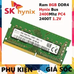 LINH KIỆN Ram 8GB DDR4 Hynix Bus 2400Mhz PC4 2400T 1.2V Dùng Cho Laptop  Máy Tính Xách Tay P̷H̷Ụ̷ ̷K̷I̷Ệ̷N̷ ̷S̷Ố̷