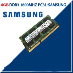 RAM Laptop 4GB DDR3 Hynix/Samsung/Kington Bus 1600MHz PC3L-12800 1.35V - Bảo Hành 36 Tháng, Phù Hợp Laptop Xách Tay