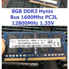 RAM Laptop DDR3 8GB 1600MHz PC3L-12800 1.35V Hynix Samsung Kingston - Bảo hành 36 tháng, Tương thích với Máy tính xách tay