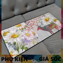 Tấm Lót Bàn Làm Việc Hươu Sắc Màu 26 - Kích Cỡ Lớn 70x30cm Dày 3mm, Chống Trượt Cho Game Thủ, Di Chuột Dễ Dàng