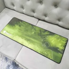 Miếng Lót Chuột Lớn Roccat Xanh Lá Chống Nước - Bàn Di Chuột 80x30cm, Dày 3mm Chất Lượng Cao, Chuyên Dùng Game Thủ