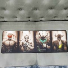 Tấm Lót Bàn Làm Việc LOL 4 HERO Kích Cỡ Lớn 90x30cm Chống Trơn Trượt - Phụ Kiện Game Thể Thao Chất Lượng Cao