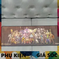 Miếng Lót Chuột Overwatch 8 - Pad Chuột Gaming Chống Nước 90x30cm Dày 3mm Siêu Bền, Chống Trượt Tối Ưu Cho Game Thủ