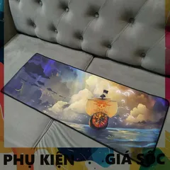 Tấm Lót Bàn Làm Việc One Piece 46 - Kích Cỡ Lớn 80x30cm, Chống Trượt, Dày 3mm - Phụ Kiện Game Thú Vị