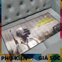 Tấm Lót Bàn PUBG A60 - Kích Cỡ Lớn 90x40cm, Chống Trơn Trượt, Dày 3mm, Phụ Kiện Chuyên Game Siêu Bền