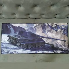 Tấm Lót Bàn Làm Việc XE TĂNG A13 90x40cm - Chống Trơn, Dày 3mm, Phù Hợp Cho Game Thủ, Di Chuột Mượt Mà