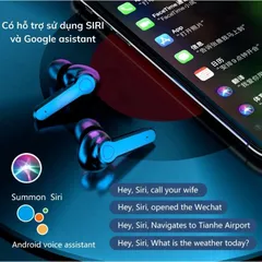 Tai Nghe Bluetooth M19 Pro Không Dây - Chống Nước, Cảm Ứng, Bass Mạnh - Sạc Dự Phòng, Thời Trang và Thể Thao