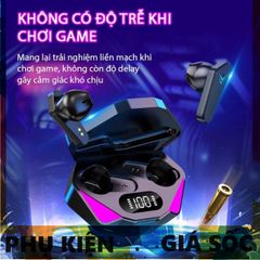 Tai Nghe Không Dây Bluetooth X15 TWS 5.1 - Âm Thanh HiFi Sống Động, Cảm Biến Chạm, Chống Nước cho Game Thủ, Thiết Kế Thể Thao trẻ trung