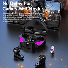Tai Nghe Không Dây Bluetooth X15 TWS 5.1 - Âm Thanh HiFi Sống Động, Cảm Biến Chạm, Chống Nước cho Game Thủ, Thiết Kế Thể Thao trẻ trung