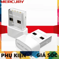 USB Mini Mercury - Bộ Thu Sóng WiFi 150Mbps Chính Hãng cho Máy Tính Bàn PC - Model MW150US, Thiết Kế Nhỏ Gọn, Dễ Dàng Cài Đặt