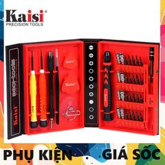 Bộ Dụng Cụ Sửa Chữa Tua Vít Đa Năng Kaisi 38 Trong 1 từ Thép Hợp Kim - Hộp Đựng Đỏ, Chất Lượng Cao, Tiện Dụng cho Điện Tử và Máy Tính