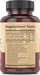 Vitamin C Vegan DEVA 500mg Kết Hợp Elderberry - 90 Viên Tăng Cường Sức Đề Kháng và Làm Đẹp Da