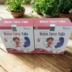 Water Ferro Yalla - Bổ sung Sắt và Acid Folic Tăng Cường Sinh Hồng Cầu, Giải Pháp Cho Người Thiếu Máu, Dạng Nước Dễ Uống
