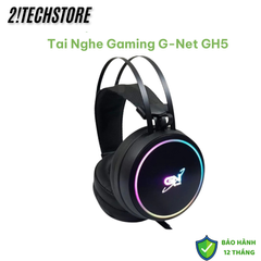 Tai Nghe Gaming GNet GH5 7.1 USB - Chụp Tai LED RGB, Âm Thanh Chất Lượng Cao, Micro Chống Ồn, Thiết Kế Đậm Chất Game