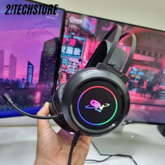 Tai Nghe Gaming GNet GH5 7.1 USB - Chụp Tai LED RGB, Âm Thanh Chất Lượng Cao, Micro Chống Ồn, Thiết Kế Đậm Chất Game