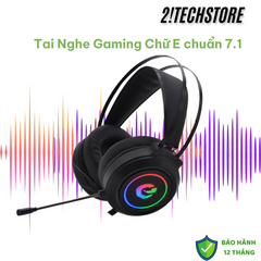 Tai Nghe Chụp Tai Gaming 7.1 - LED RGB Có Mic, Âm Bass Chắc, Kết Nối USB Cho Game Thủ, Thiết Kế Đẹp mắt, Khả Năng Lọc Ồn Tốt