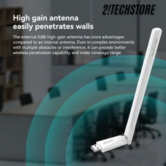 USB Wifi Adapter LB-Link AC650M - Tốc Độ Cao 650Mbps, Tương Thích Windows, Dễ Dàng Cài Đặt, Thiết Bị Mạng PC và Laptop
