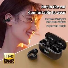 Tai Nghe Không Dây Clip Q80 - Bluetooth 5.3 TWS Chống Mồ Hôi, Âm Thanh Hi-Fi, Màn Hình Hiển Thị Pin, Âm Nhạc 6 Giờ