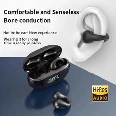 Tai Nghe Không Dây Clip Q80 - Bluetooth 5.3 TWS Chống Mồ Hôi, Âm Thanh Hi-Fi, Màn Hình Hiển Thị Pin, Âm Nhạc 6 Giờ