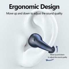 Tai Nghe Không Dây Clip Q80 - Bluetooth 5.3 TWS Chống Mồ Hôi, Âm Thanh Hi-Fi, Màn Hình Hiển Thị Pin, Âm Nhạc 6 Giờ