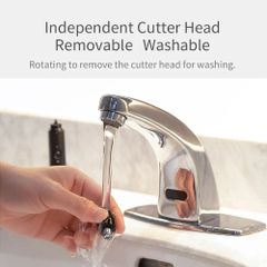 Máy cắt lông mũi ShowSee cầm tay 2 lưỡi 360° - Đầu cắt xoay chống nước, dễ dàng vệ sinh, công nghệ sắc bén.