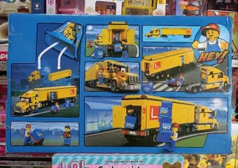 Đồ Chơi Lắp Ráp Mô Hình Xe Ô Tô Tải Container Chở Hàng Hóa LEGO Cities 19068 - Đồ Chơi Sáng Tạo Vui Nhộn Cho Trẻ Em Trên 6 Tuổi