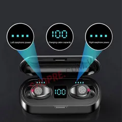 Tai nghe Bluetooth AMOI F9 TWS 5.0 Không Dây Chống Nước iPX5 - Âm Thanh HIFI, Sạc Dự Phòng 2500mAh, Tính Năng Thời Trang, Thoải Mái