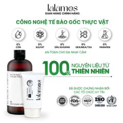 Combo Chăm Sóc Da Trắng Sáng Lalamos - Nước Tẩy Trang 280ml & Kem Chống Nắng Nhụy Kim Ngân Hoa SPF 50+ 50ml Unisex