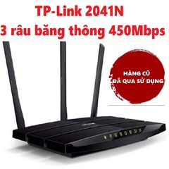 Bộ phát Wifi TP-Link 2041N HÀNG CŨ 3 râu - Tốc độ 450Mbps, Phát Sóng Mạnh Xuyên Tường, Cài Đặt Dễ Dàng, Bảo Hành Dài Hạn