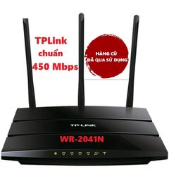 Bộ Phát Wifi TP-Link 2041N Hàng Cũ - Router 3 Râu Tốc Độ 450Mbps Xuyên Tường Sóng Khỏe, Dễ Dàng Cài Đặt