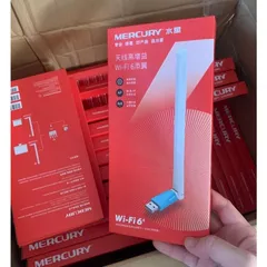 Bộ Thu Wifi USB 6 Mercury UX3H - Tốc Độ 286Mbps Dành Cho PC/Laptop, Kết Nối Wifi Mạnh Mẽ Không Dây, Thiết Kế Nhỏ Gọn