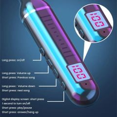 Tai nghe Bluetooth AC700 thể thao đeo cổ LED HiFi - Âm thanh chất lượng cao, 50 giờ chờ, thiết kế chống bụi, quà tặng lý tưởng