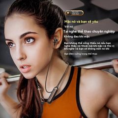 Tai nghe Bluetooth AC700 thể thao đeo cổ LED HiFi - Âm thanh chất lượng cao, 50 giờ chờ, thiết kế chống bụi, quà tặng lý tưởng